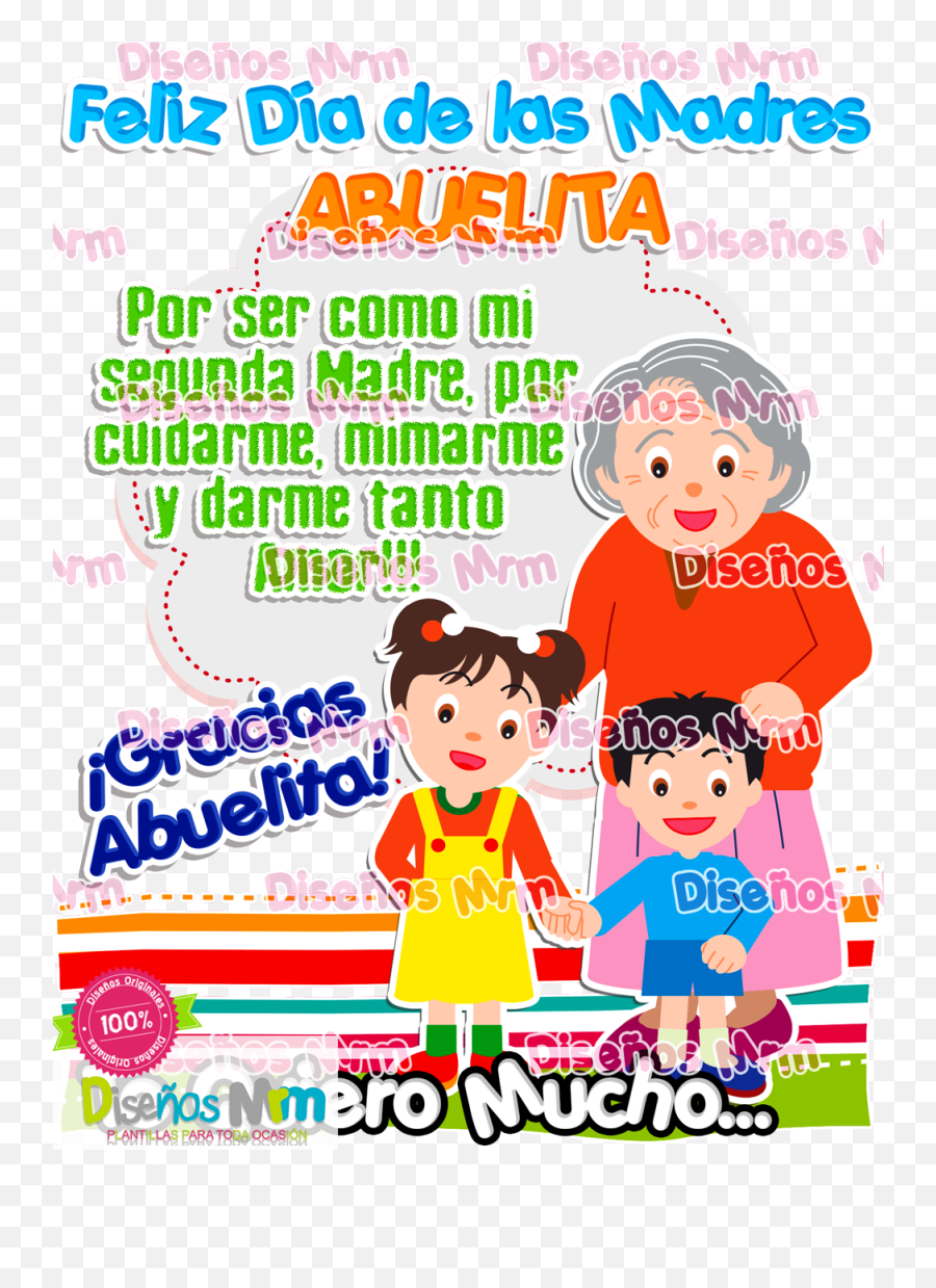 Download Hd Feliz Dia De Las Madres Abuela - Mother Feliz Dia De La Madre Nona Png,Feliz Dia De Las Madres Png