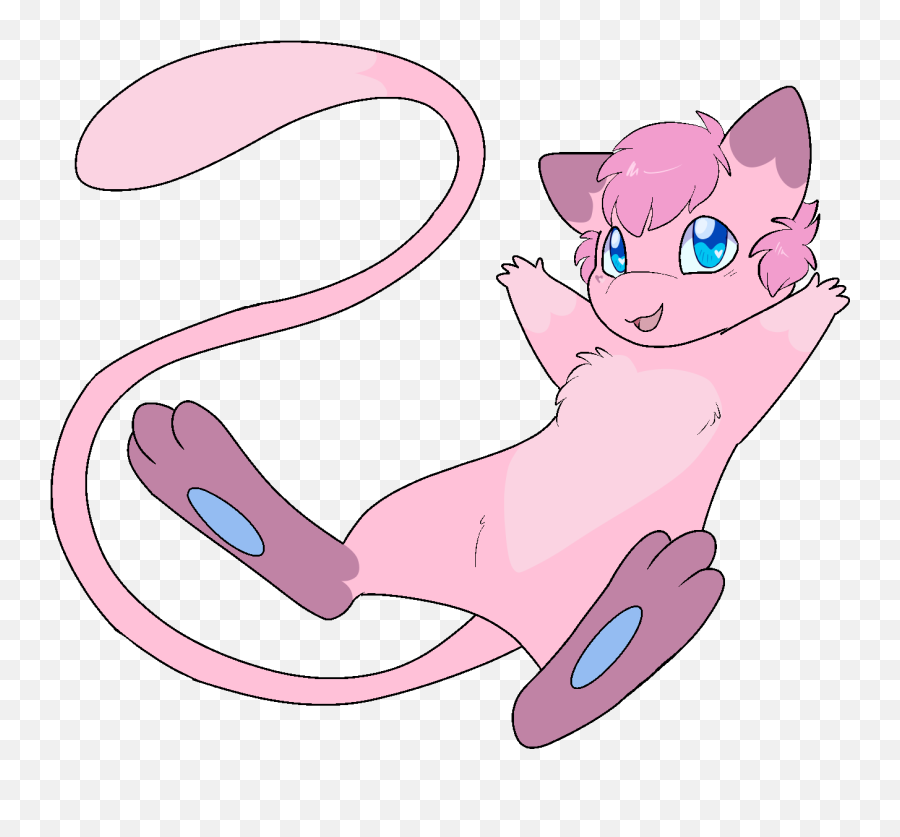 Pastel The Mew By Vrisky8its - Fur Affinity Dot Net Fictional Character Png,Mew Transparent