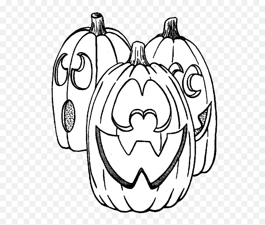 Halloween Pumpkin Coloring Pages 6 Purple Kitty - Halloween Pumpkin To Color Png,Transparent Coloring Pages