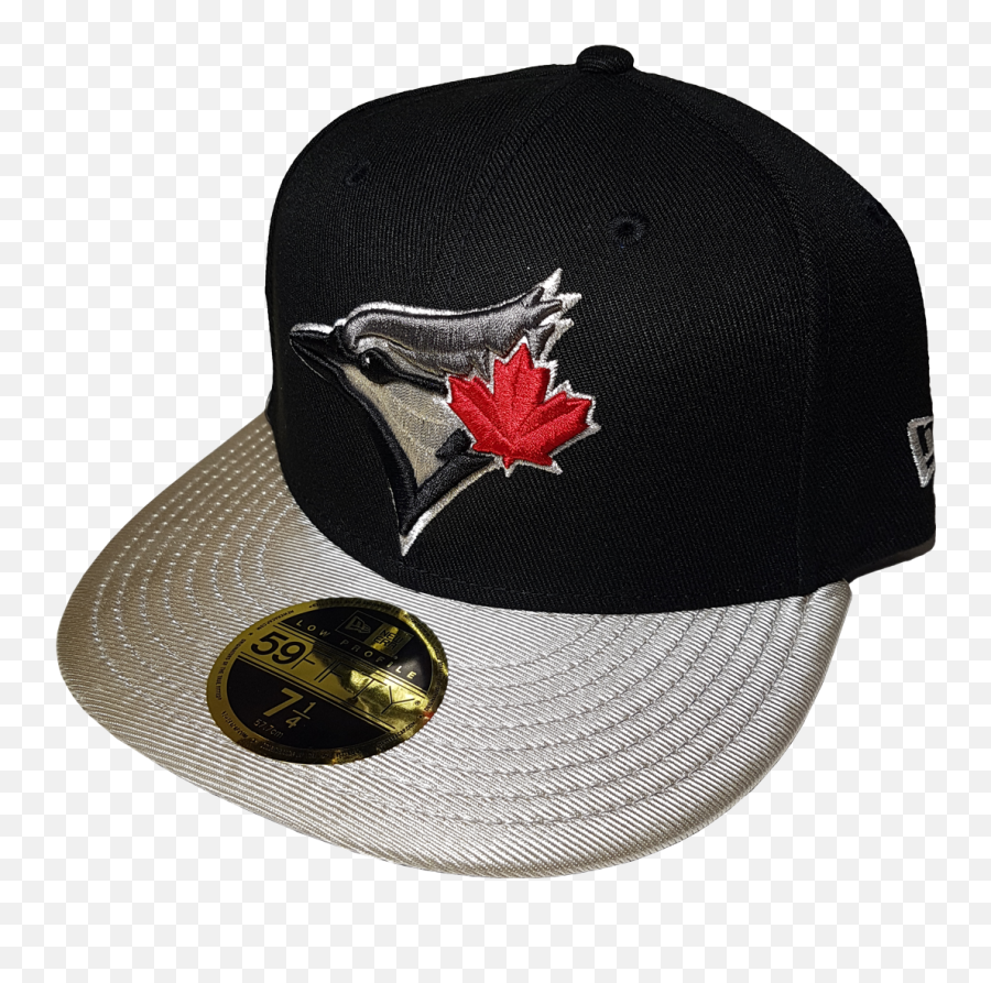 Toronto Blue Jays Fitted Custom Exclusive Low Profile Black And Metallic Silver - For Baseball Png,Blue Jays Logo Png