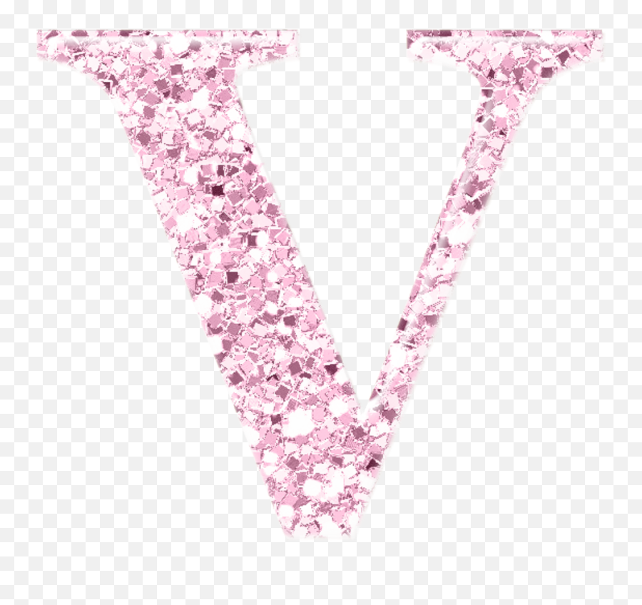 Crellyscalphablingvpng Girly Scrapbook Monogram - Pink Glitter Letters Png C,Letter V Png