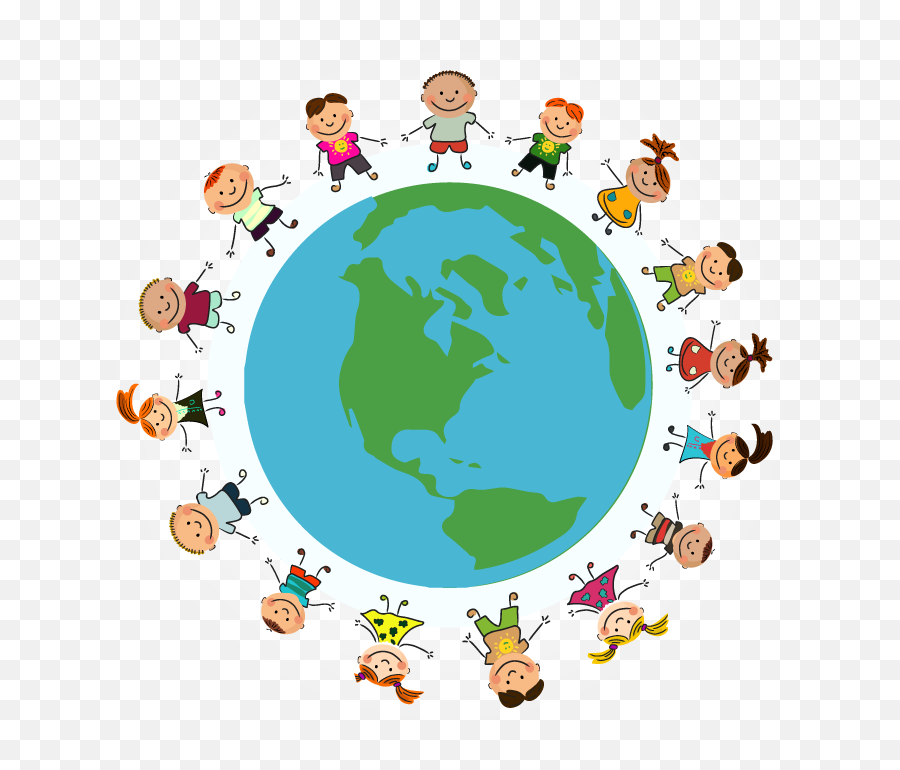 Clipart Globe Preschool - Children Around The World Transparent Background Png,Around The World Png