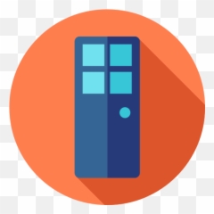 Door Doorway Real Estate Exit Icon - Access Flat Png