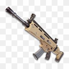 Png Fortnite Golden Scar Nerf Gun - Assault Rifle