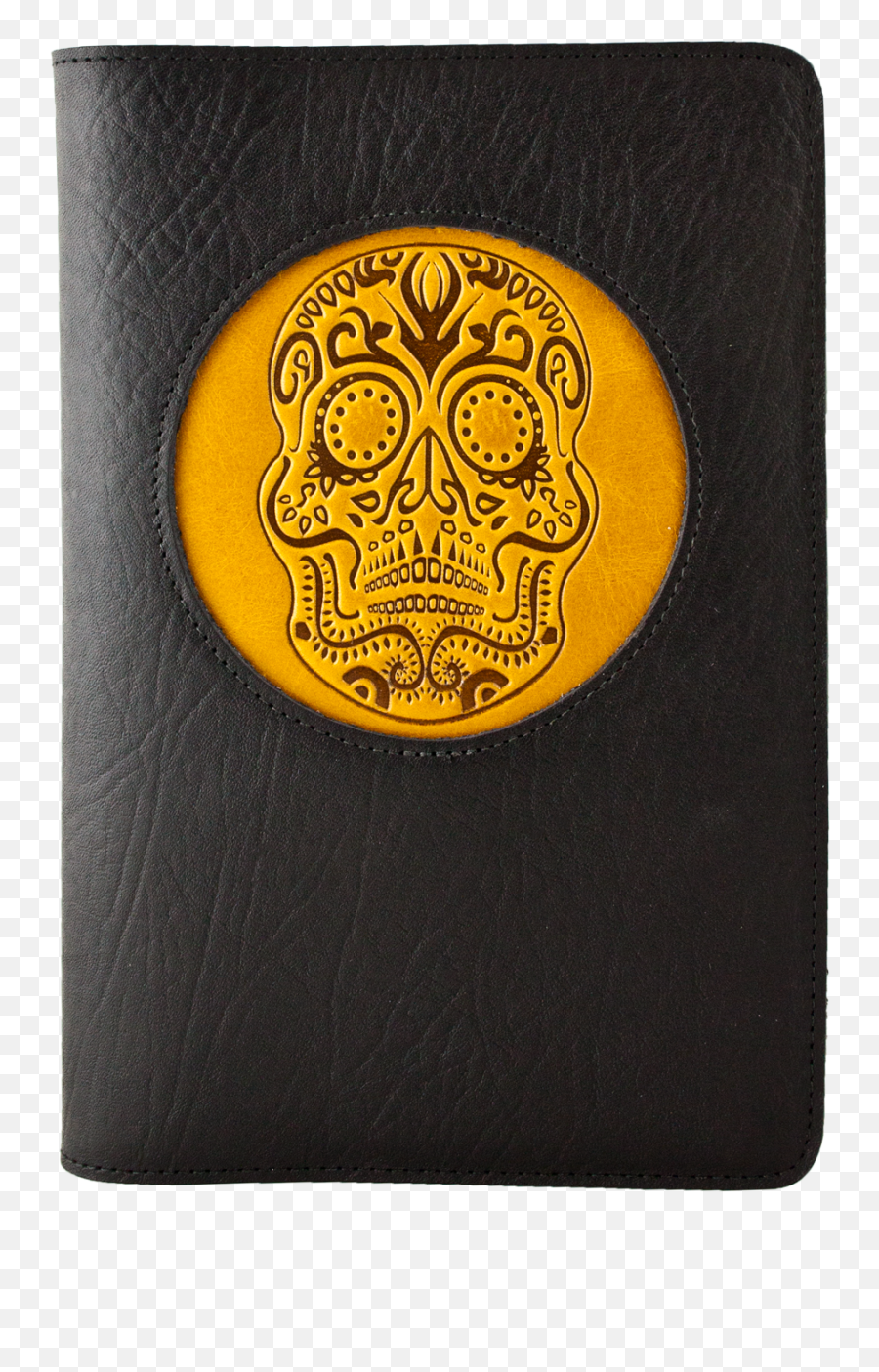 Leather Refillable Icon Journal Cover - Solid Png,Icon Skulls