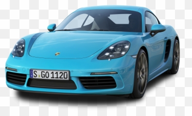 Porsche 718 Cayman S Blue Car Png Image - Pngpix Porsche Cayman Price In India,Blue Car Png