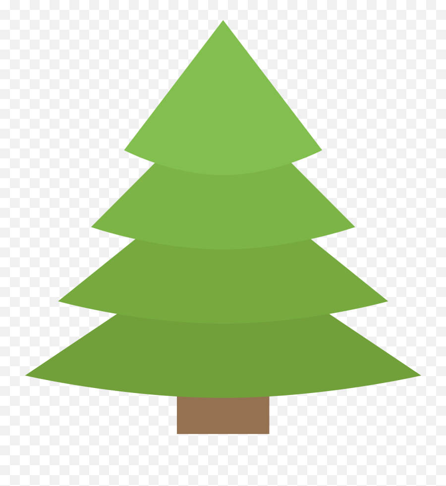Christmas Tree Cartoon Plan Clipart - Animated Christmas Tree Big Png,Tree Plan Png