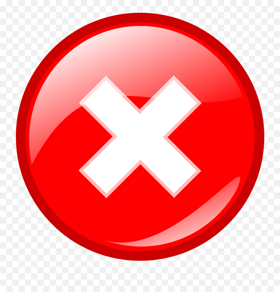 13 Red X Icon Images - Red Xmark Icon Transparent Red X Red Close Button Icon Png,Network Error Icon