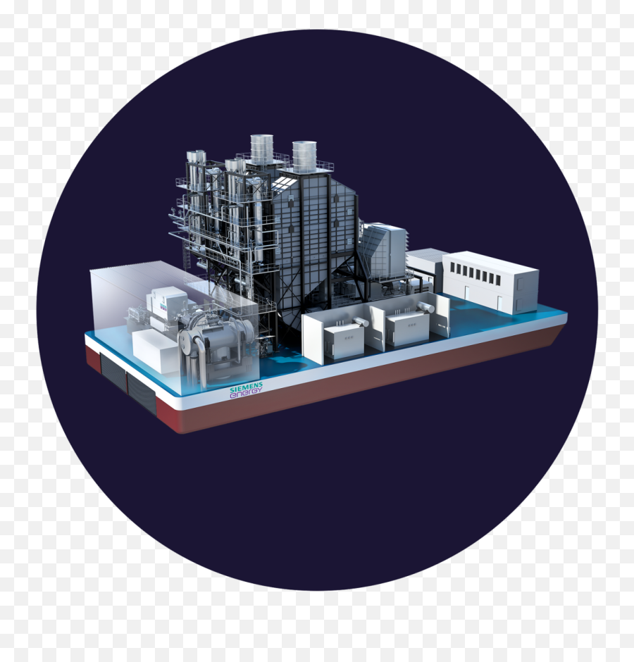 Seafloat Power Plants Plant Solutions Siemens - Siemens Lng Power Plant Png,Nuclear Plant Icon