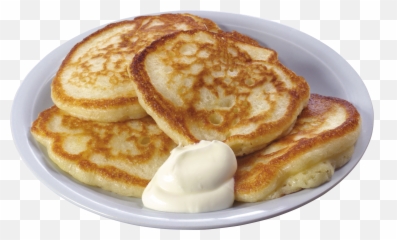Pancakes In Plate Png Image - On A