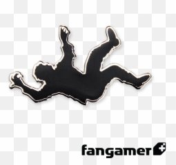 Myst Falling Guy Pin - Gif Silhouette png
