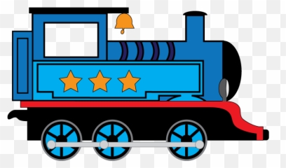 Clip Art Blue Train Rail Transport Image - train png Clipart Png