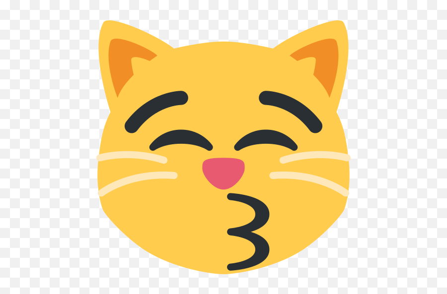 Kissing Cat Emoji - Kissing Cat Emoji Png,Cat Eye Icon
