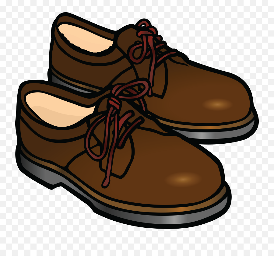 Brown Shoes Cliparts 1 - Shoes Clipart Png,Shoes Clipart Png