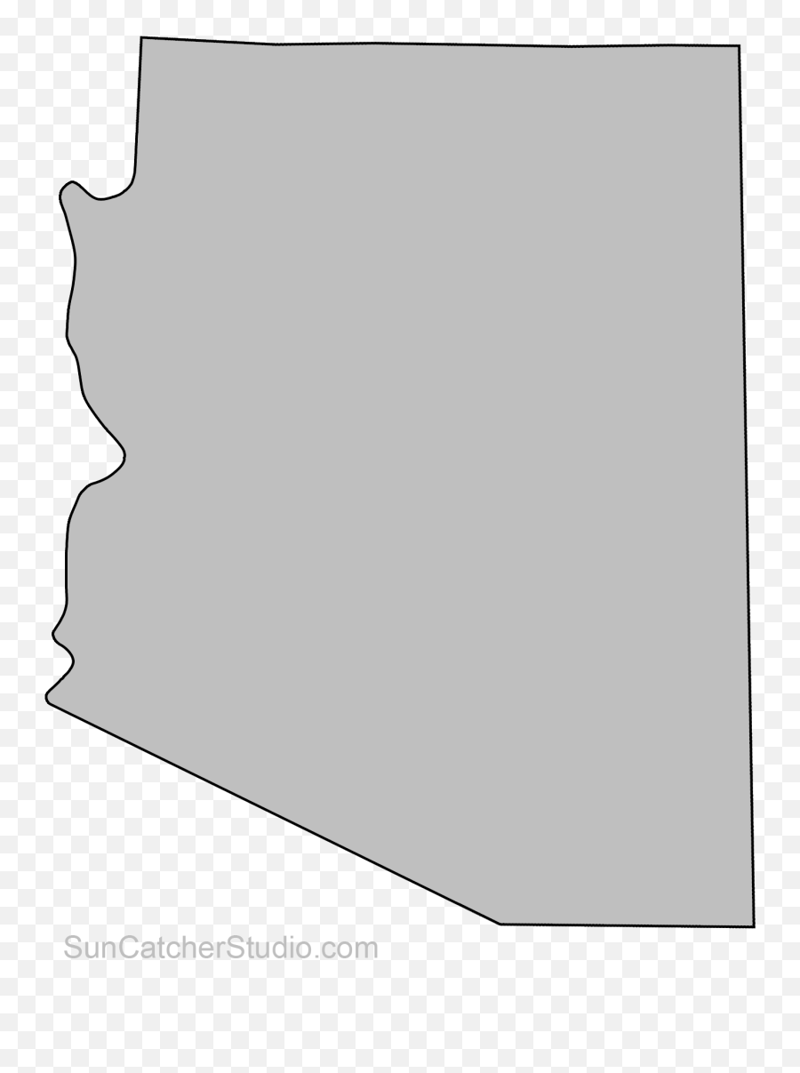 United States Clipart Shape Transparent - Outline Arizona State Shape Png,United States Outline Png