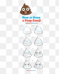 How To Draw A Poop Emoji - Draw Kylo Ren Step By Step Png,Shit Emoji Png
