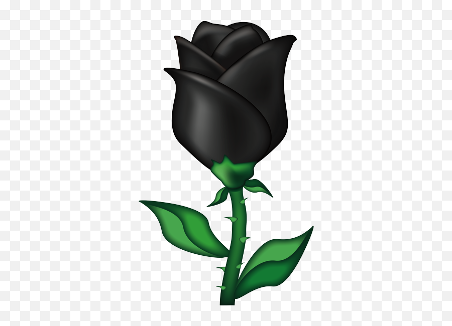 Emoji - Black Rose Emoji Png,Black Rose Png