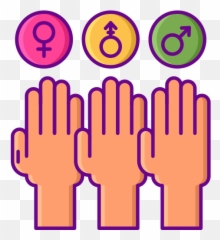 Sexual Orientation - Free Hands And Gestures Icons Restroom Door Drawing Png,Orientation Icon