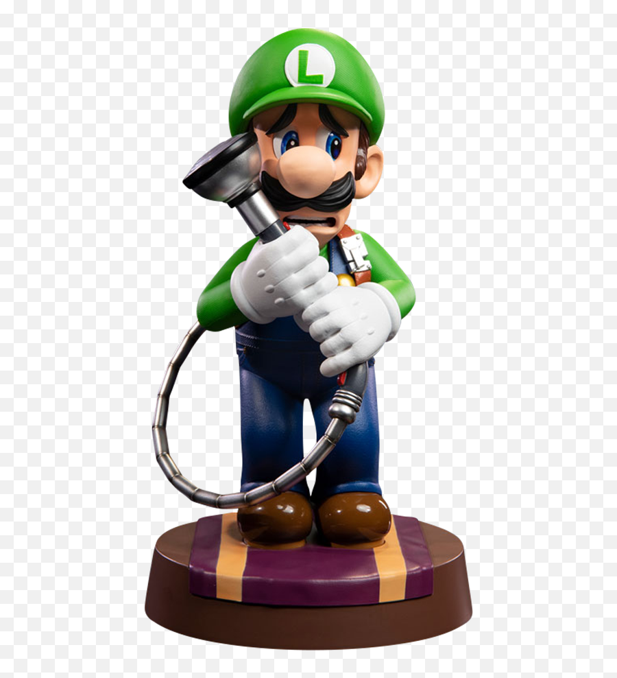 Luigi 9 Pvc Statue By First 4 Figures - Mansion Figure Png,Luigi Hat Png