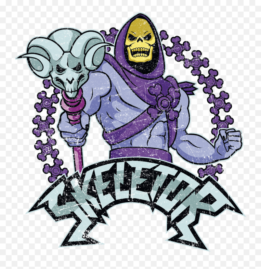 Universe Skeletor Mens Long Sleeve - Skeletor Cartoon Png,Skeletor Png