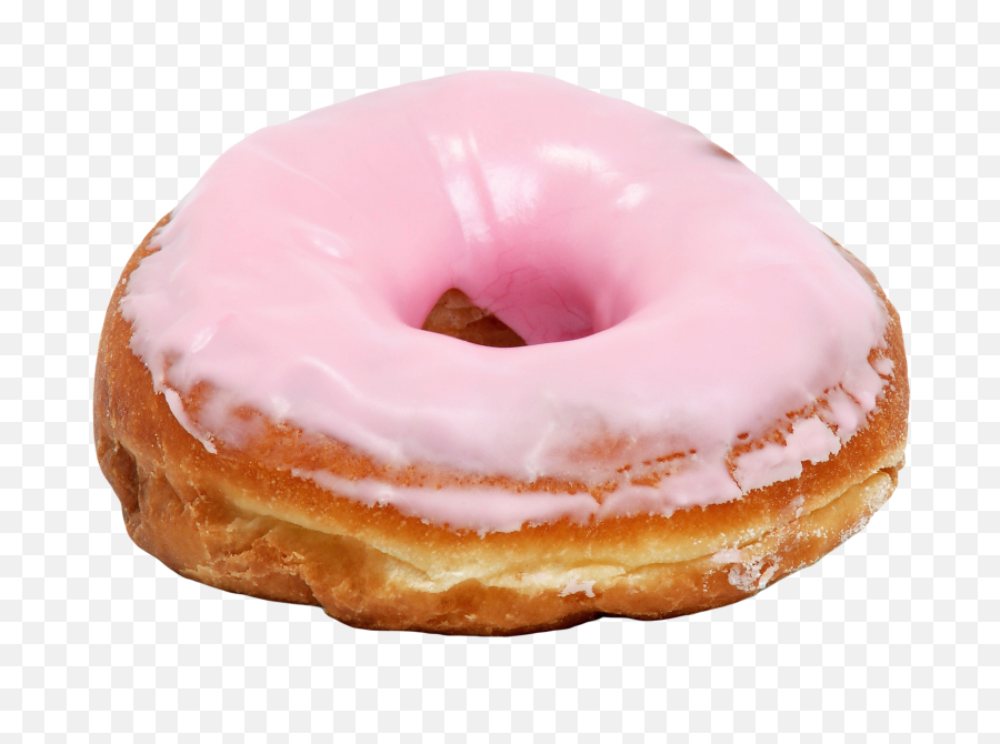 Big Pink Donut Transparent Png - Pink Doughnuts Transparent,Donuts Transparent