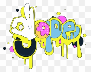 Rapmon Png - U201cdopeu201d Started Out As U0027jhopeu0027 Then Btsu0027 Song Cartoon Dope Png,J Hope Png
