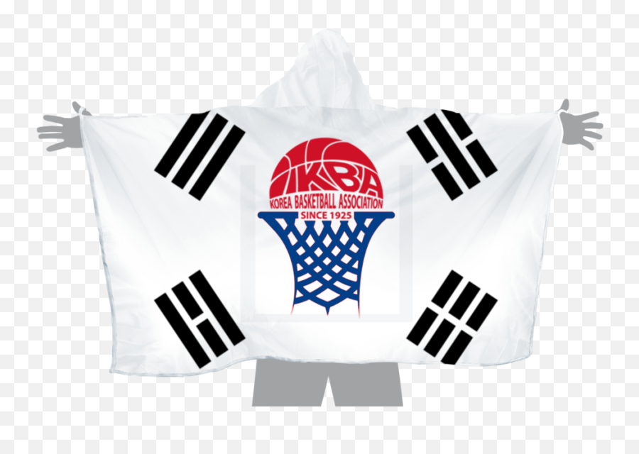 South Korea Basketball Hoodie Flag - South Korea Flag Png,Korean Flag Png