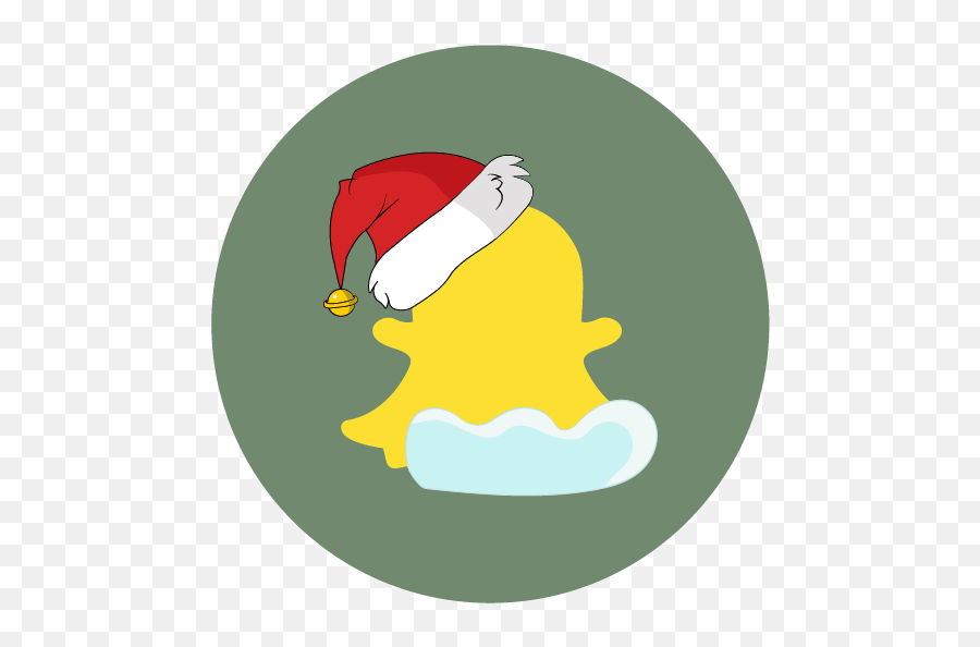 Christmas Snapchat Snow Social Icon - Social Media Png Christmas,Snapchat Logo Png