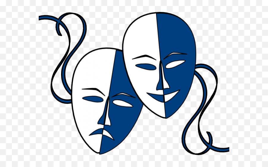 Theater Clipart Png - Transparent Theater Clipart,Drama Masks Png