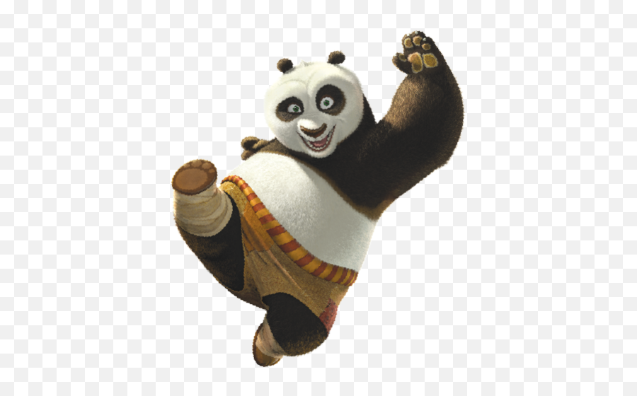Kung Fu Panda Emoji - Kung Fu Panda Without Background Png,Panda Emoji Png