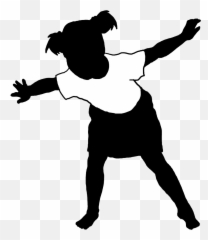 Beautiful Silhouettes Of Children - Girl Head png