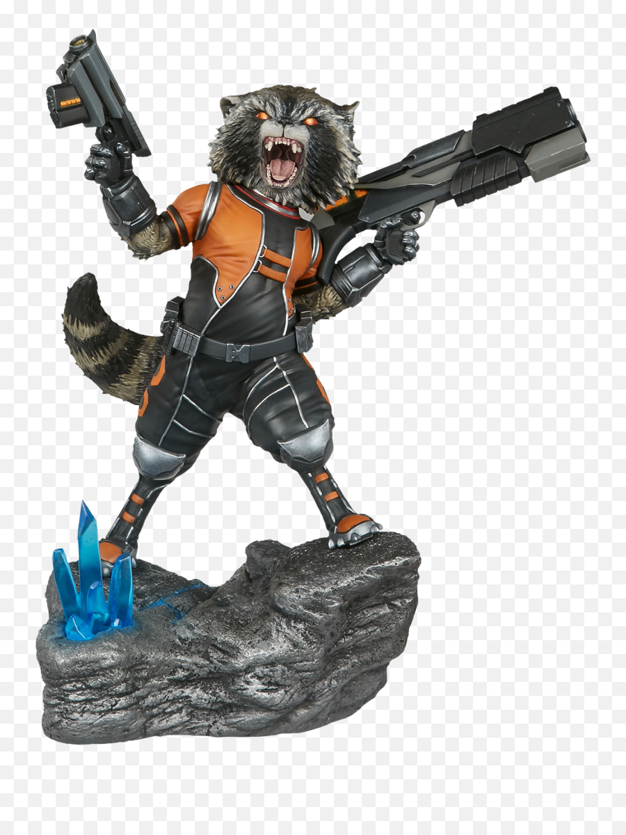 Sideshow Rocket Raccoon Premium Format - Statue Rocket Raccoon Png,Rocket Raccoon Transparent