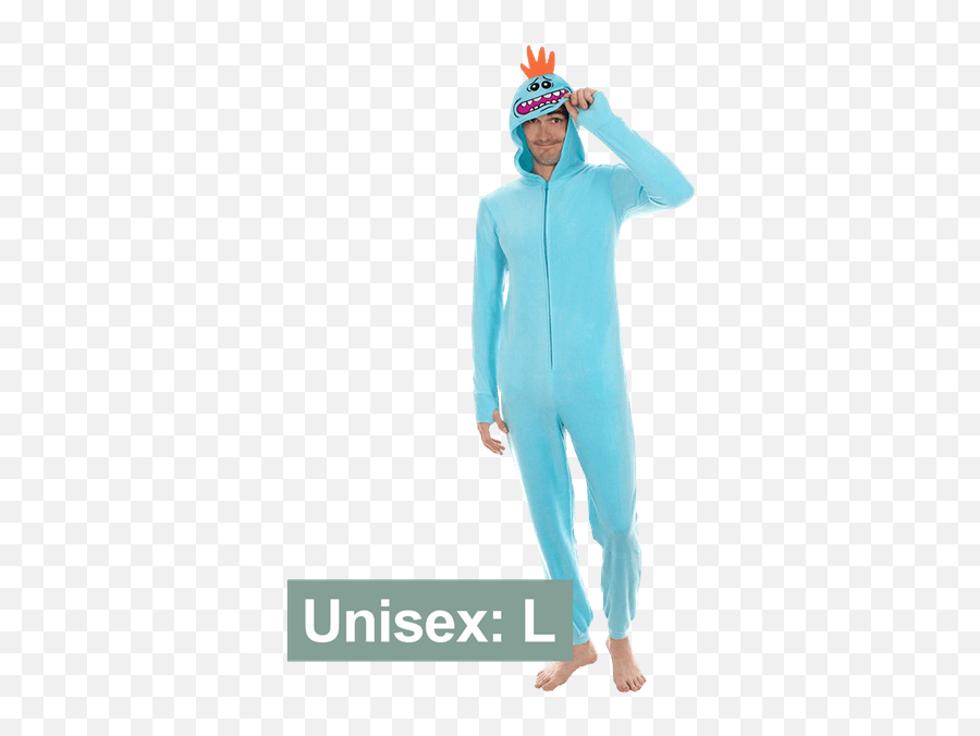 Download Hd Rick And Morty - Mr Meeseeks Costume Baby Kigurumi Rick And Morty Png,Mr Meeseeks Png