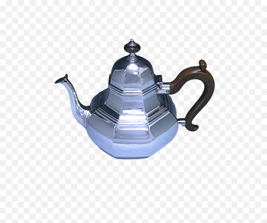 Antique Silver Victorian Tea Pot Png Kettle