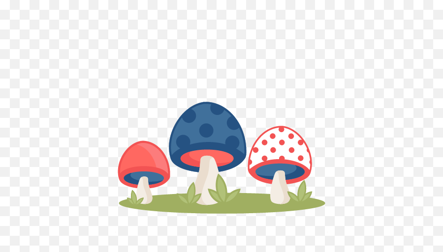 Polka Dot Mushrooms Svg Scrapbook Cut File Cute Clipart - Cute Mushrooms Png,Mushrooms Png