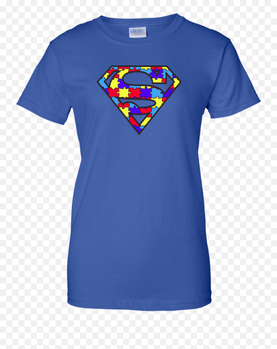 Autism Awareness Superman Logo Light Blue Shirt Hoodie Tank Png Images
