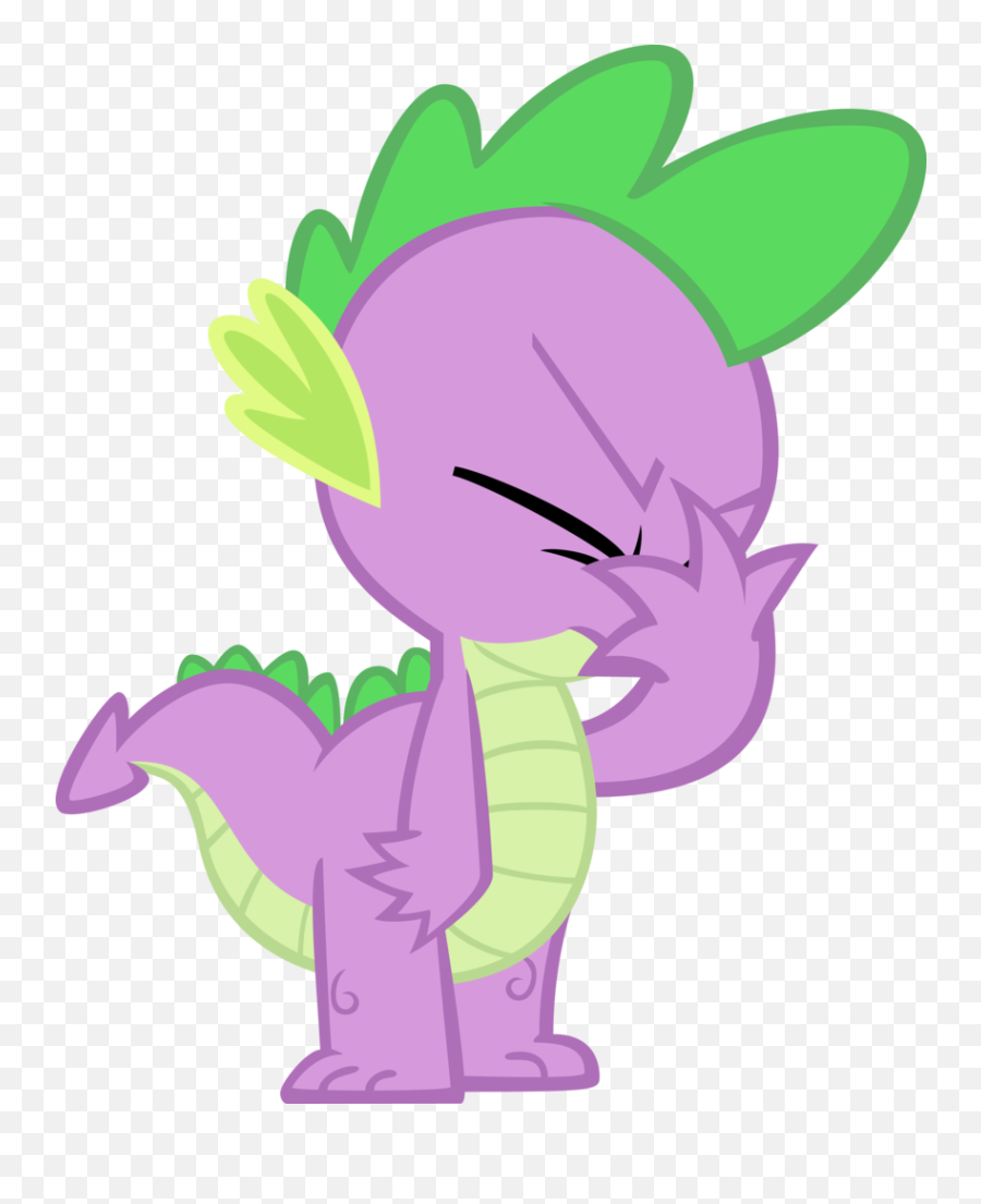 Download Facepalm Transparent Background - Spike Is Eating My Little Pony Spike Apple Bloom Png,Facepalm Png
