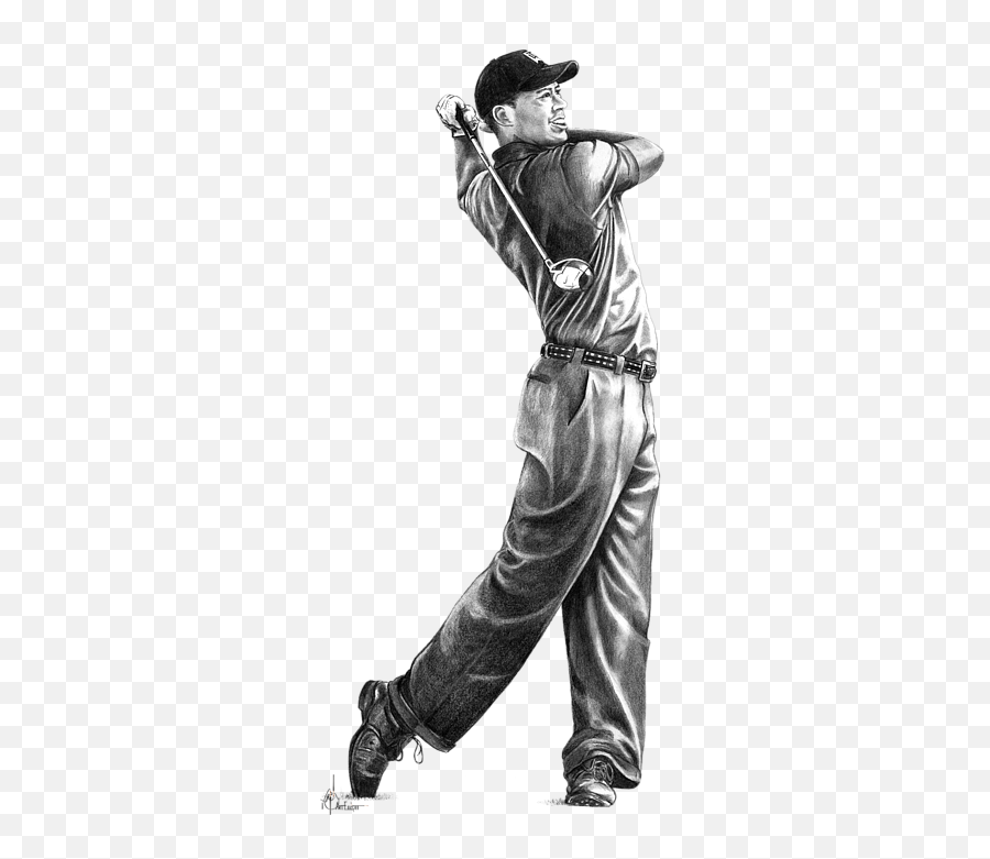 Tiger Woods Full Swing Shower Curtain - Famous Tiger Woods Poster Png,Tiger Woods Png