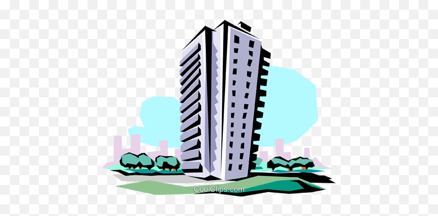 Apartment Building Royalty Free Vector Clip Art Illustration - Clipart Png,Apartment Png