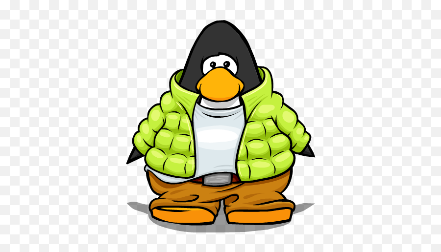 Download Hd Toboggan Suit - Penguin From Club Club Penguin Cowbell Png,Card Suit Png