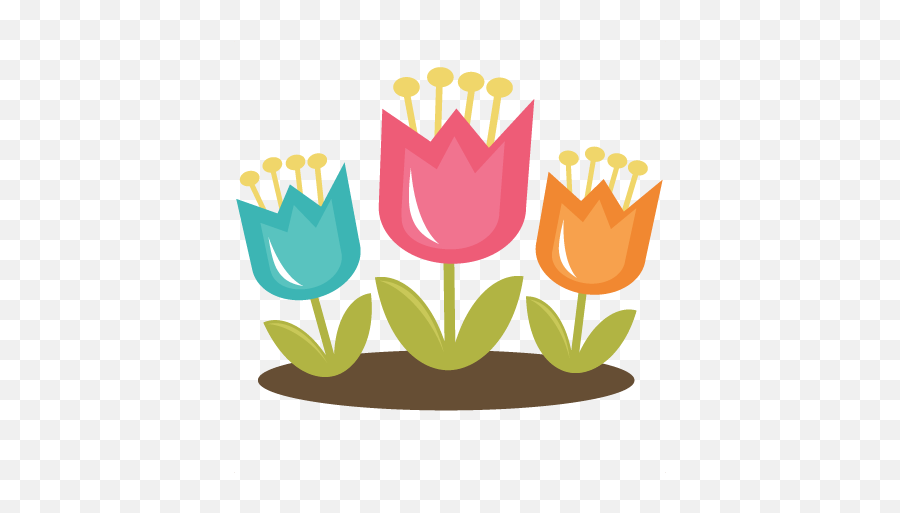 Download Cute Spring Clipart - Cute Spring Cute Flower Clipart Png,Spring Clipart Png