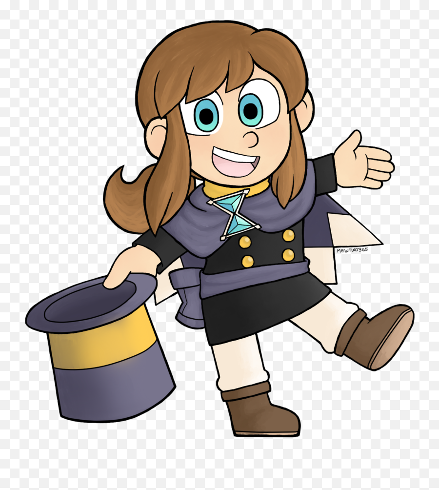 Download Hd Hat Kid Magician Is - Hat In Time Hat Kid Outfists Png,Hat Kid Png