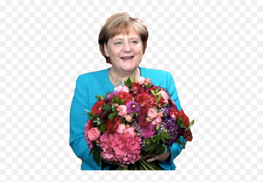 Angela Merkel And Flowers Png - Photo 355 Free Png Angela Merkel,Garden Flowers Png