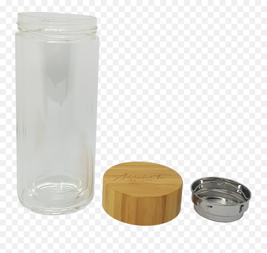 Double Wall Glass Water Bottle - Pint Glass Png,Glass Of Water Transparent
