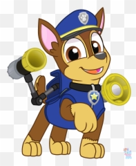 Paw Patrol Chase Vector 5 - Paw Patrol Boy Dog Png,Paw Patrol Chase Png