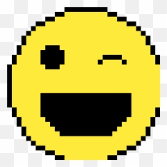 Wink Emoji - Pixel Art Mirai Nikki png