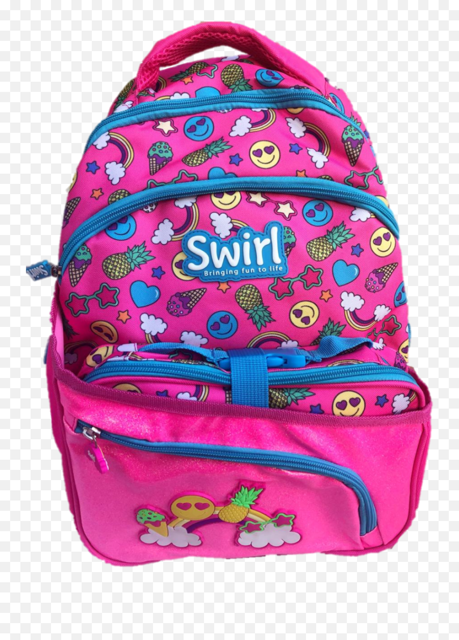 Emoji School Backpack And Lunch Cooler - For Teen Png,School Emoji Png