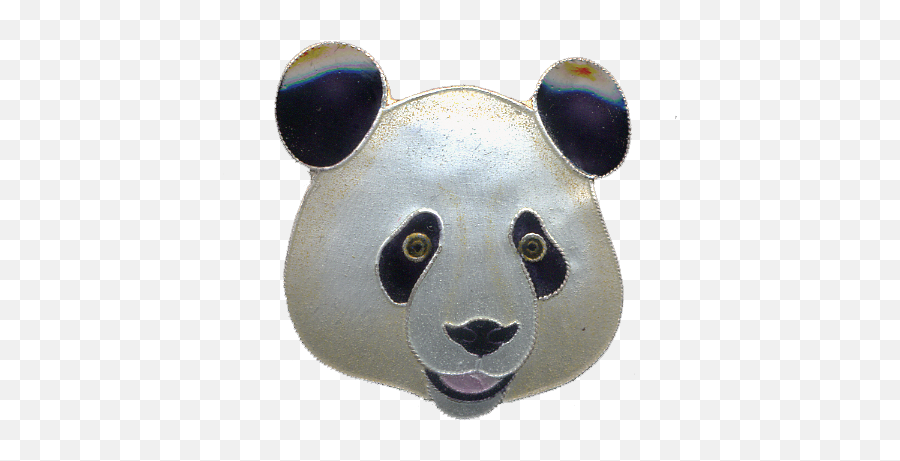 Panda Face Pin Bamboo Jewelry Png