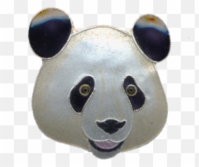 Panda Face Pin Bamboo Jewelry Png