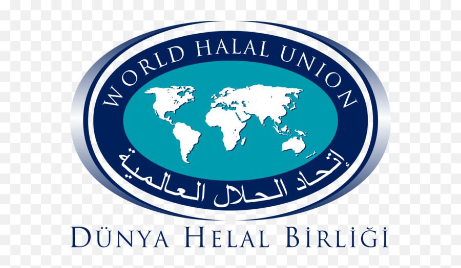 World Halal Union - World Map Png,Halal Logo Png